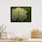White Peony Poster (Keuken)