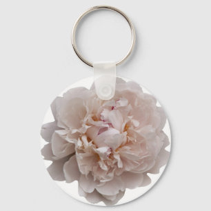 White Peony Sleutelhanger