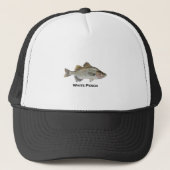 White Perch Trucker Pet (Voorkant)