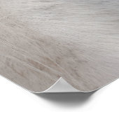 White Percheron Horse Eye Poster (Hoek)