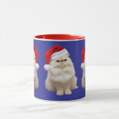 White Persian Christmas Mug (Centre)
