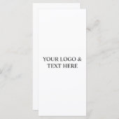 White Personalized – Your Logo & Text Here (Voorkant / Achterkant)