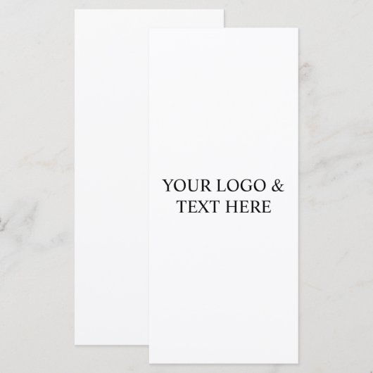 White Personalized – Your Logo & Text Here (Voorkant / Achterkant)