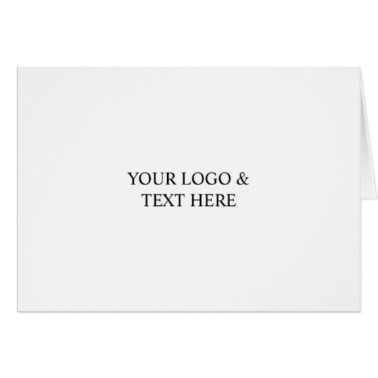 White Personalized – Your Logo & Text Here (Voorkant Horizontaal)