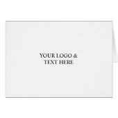 White Personalized – Your Logo & Text Here (Devant horizontal)