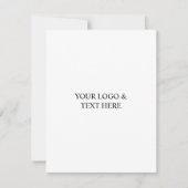White Personalized – Your Logo & Text Here (Voorkant)