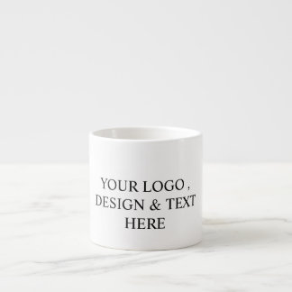 White Personalized – Your Logo & Text Here Espresso Kop