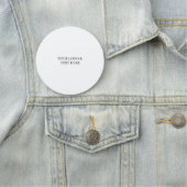 White Personalized – Your Logo & Text Here Naamplaatje (In situ)