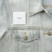 White Personalized – Your Logo & Text Here Naamplaatje (In situ)