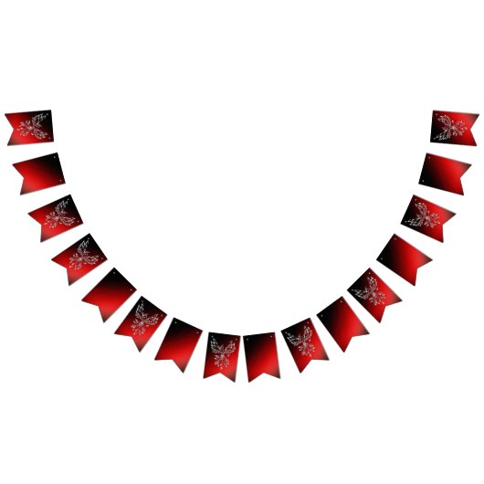 White Phoenix Rises Red in Black Ashes Vlaggetjes (Alle)