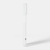 White Phone Case with Silver Letter Trendy iPhone Hoesje (Rechterkant)