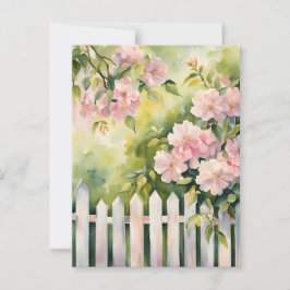 White Picket Fence Briefkaart