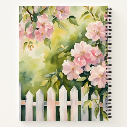 White Picket Fence Notitieboek (Achterkant)