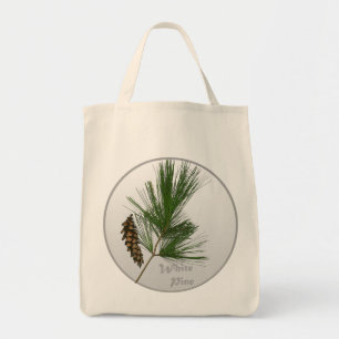 White Pine Tree Tote Bag