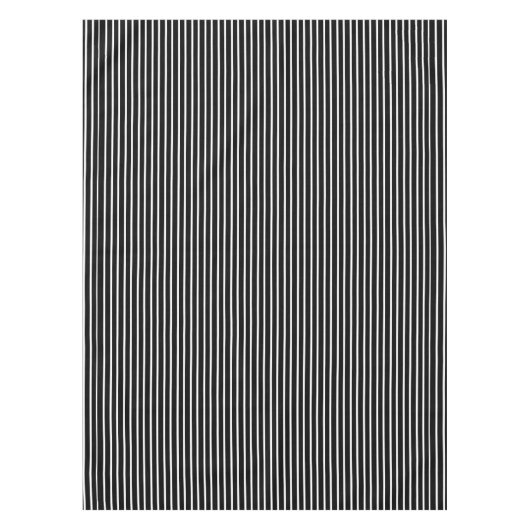 White Pinstripe Tablecloth Tafelkleed (Voorkant)