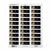 White Pitbull Terrier Etiket (Full Sheet)