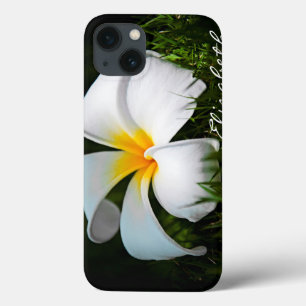 White Plumeria Frangipani Hawaii Flower iPhone 13 Hoesje