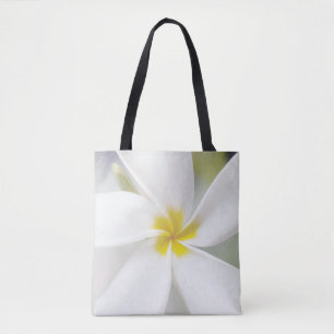 White Plumeria - Macro Portrait Draagtas