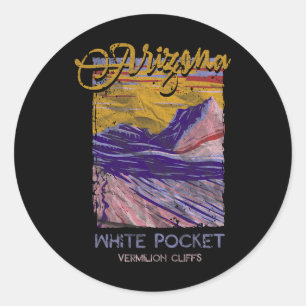 White Pocket Vermilion Cliffs Az Arizona Grand Can Ronde Sticker