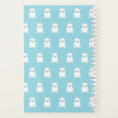 White Polar Teddy Bear Planner (Achterkant)