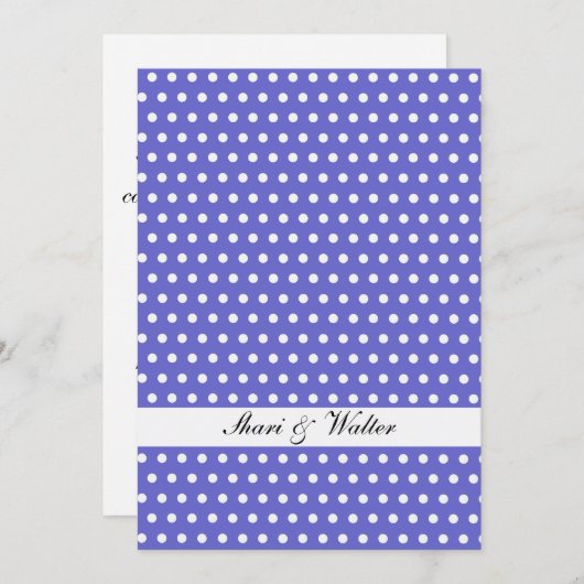 White Polka Dot Pattern (Voorkant / Achterkant)