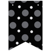 White Polka Dots, Dotted Pattern Vlaggetjes (Eerste vlag)