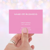 White Polka Dots Visitekaartje