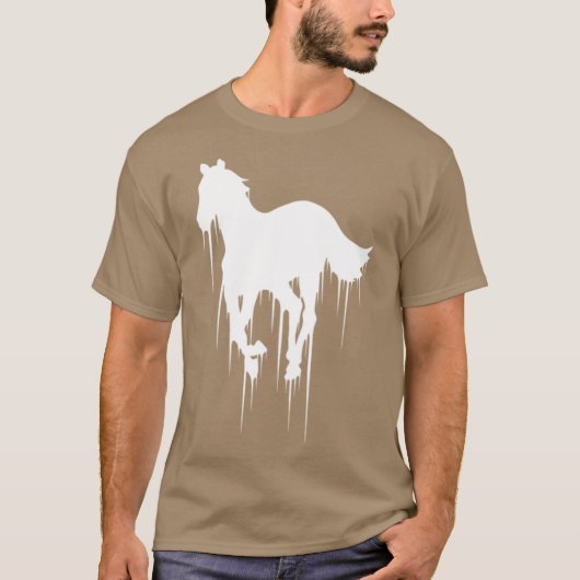 White Pony Drip family T-shirt (Voorkant)