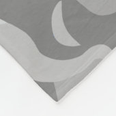 White Poodle Gifts Fleece Deken (Hoek)