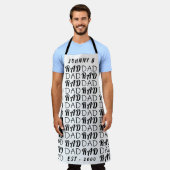 White Premium RAD DAD vaderdag Funky Fun Schort (Gedragen)