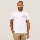 White Premium | Tijd van de Partij | Feestfeest T-shirt (Voorkant volledig)