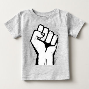 White Protest Fist