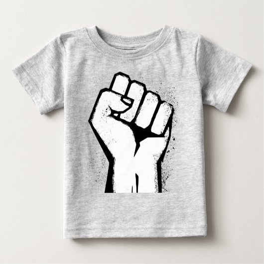 White Protest Fist (Voorkant)