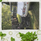 White Puch Haflinger Theedoek (Gevouwen)