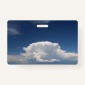 White Puffy Cloud Badge (Achterkant)
