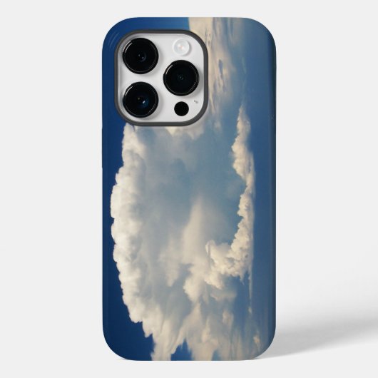 White Puffy Cloud Case-Mate iPhone Case (Achterkant)