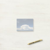 White Puffy Cloud Post-it® Notes (Op bureau)