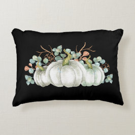 White pumkin halloween accent kussen