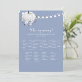 White Pumpkin, mijn mama Baby shower-spel Kaart (Staand voorkant)