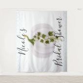 White Pumpkin Storybook Chic Fall Weddenschap Tape Wandkleed (Voorkant)
