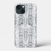 White Python Snake Skin Print Case-Mate iPhone Case (Achterkant)