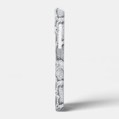 White Python Snake Skin Print Case-Mate iPhone Case (Achterkant / Links)