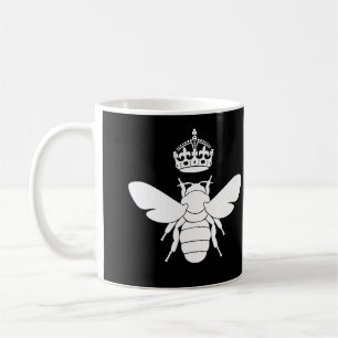White Queen Bee Logo... Ben je een koningin? Koffiemok