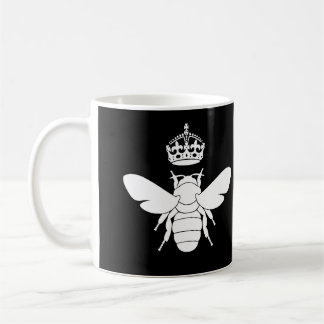 White Queen Bee Logo... Ben je een koningin? Koffiemok