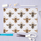 White Queen Bee Tissue Paper Tissuepapier (Craft)