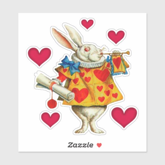 White Rabbit 1 Sticker (Vel)