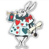 White Rabbit 4 Sticker (Voorkant)