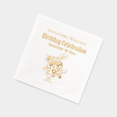 White Rabbit Alice in Wonderland Anniversaire Nom  (Gauche)