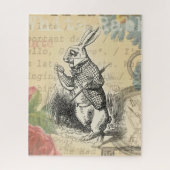 White Rabbit Alice in Wonderland Art Legpuzzel (Verticaal)