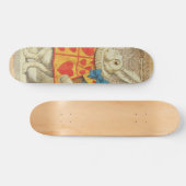 White Rabbit Alice in Wonderland Artwork Skateboard (Horizontaal)